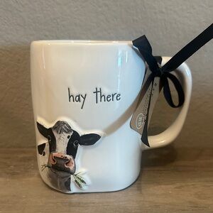 Rae Dunn Hay There Cow Mug